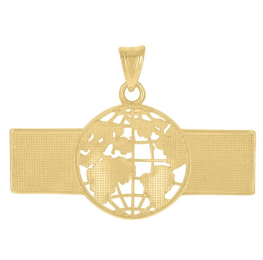 10K The World Is Yours World Map Charm