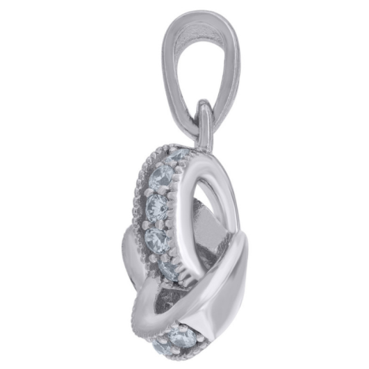 Sterling Silver Love Knot Charm
