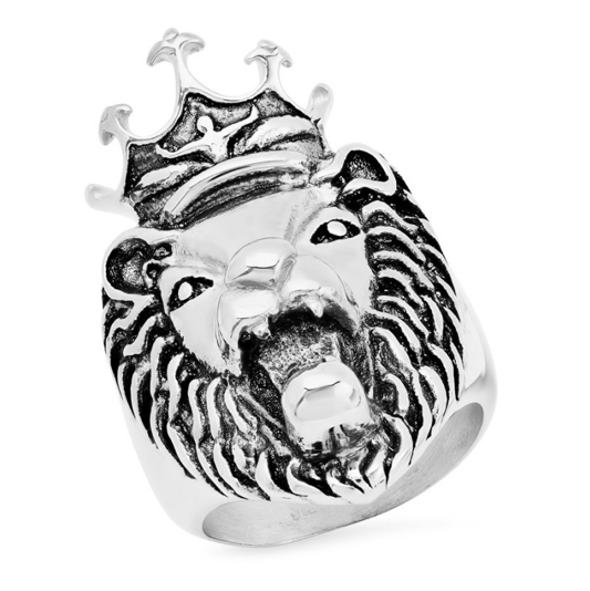 Lion Face Wild Life Ring