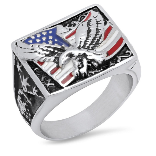 USA Flag Ring