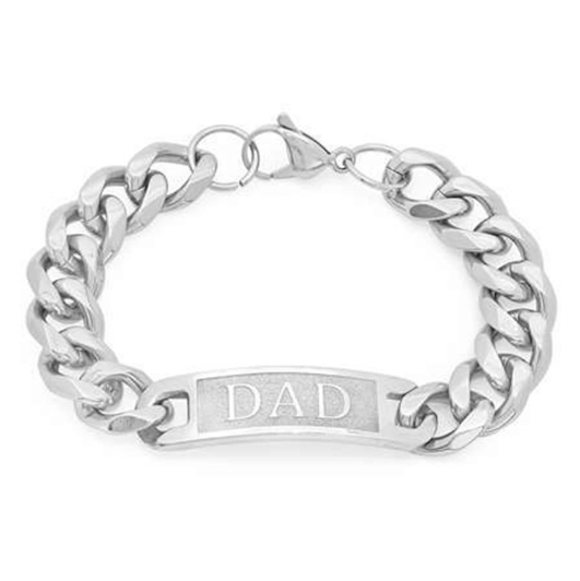 DAD Cuban Link Id Bracelet