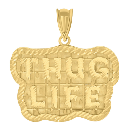 10K Thug Life Charm